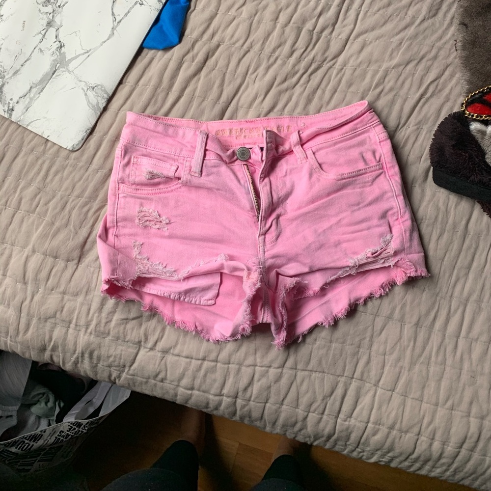 america eagle jean shorts